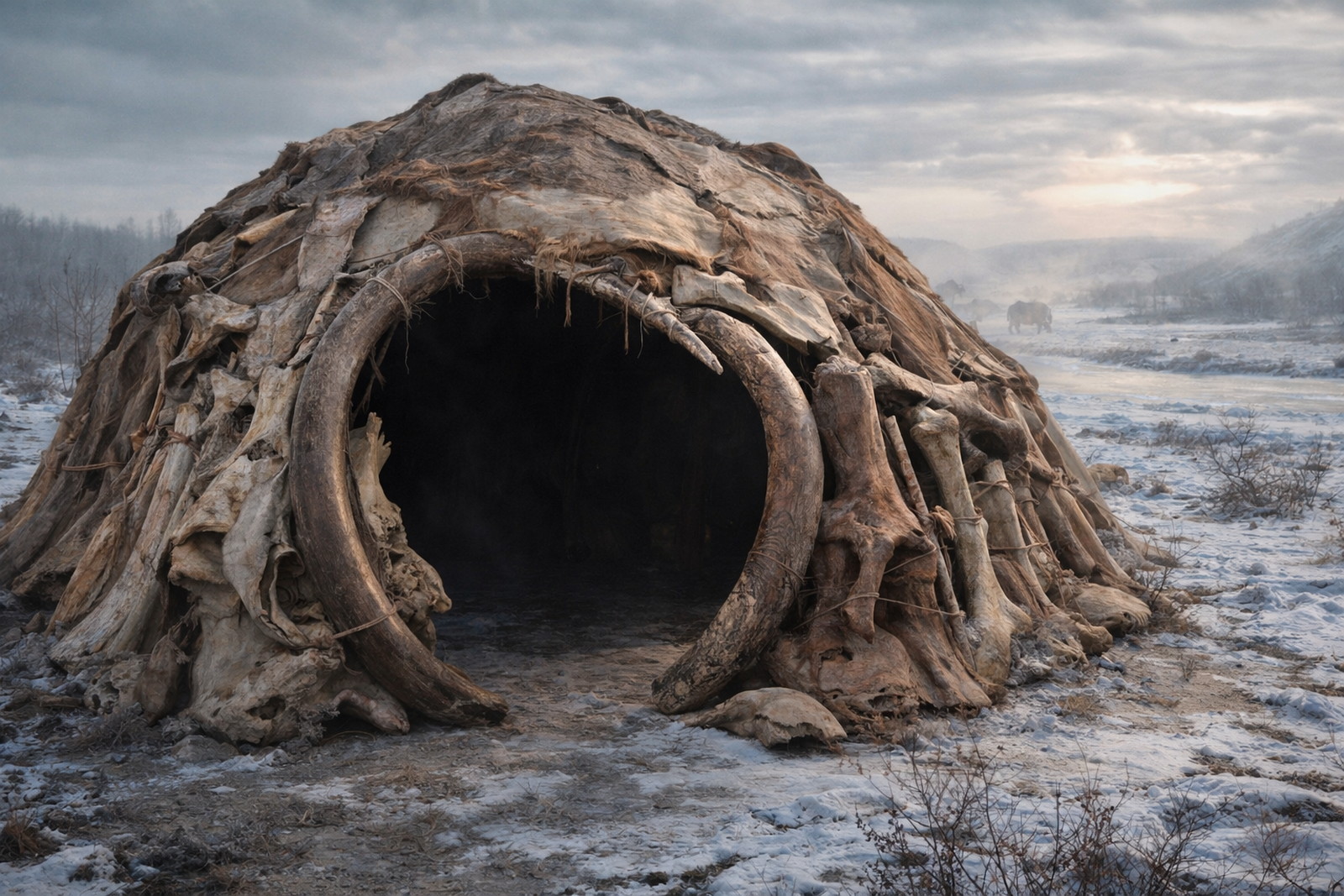 Mamut jako stavební materiál: Jak pravěcí lidé zvládli extrémní klima poslední doby ledové?